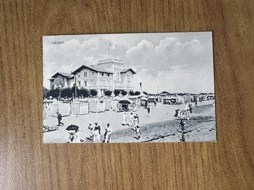 CARTOLINA GRADO SPIAGGIA NON VIAGGIATA HH - Imagen 1 de 2