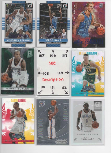 NEW Oklahoma City Thunder U-PICK Serial #d JERSEY AUTO Rookies SHAI DURANT OKC - Picture 110 of 145