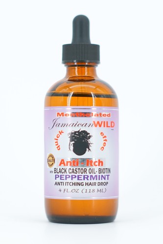 Jamaikanisches wildes schwarzes Rizinusöl Biotin Anti Juckreiz Haartropfen (Pfefferminze) - Bild 3 von 4