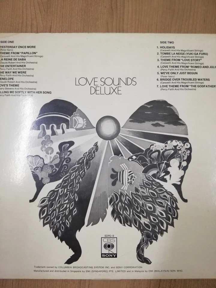 Love Sounds Deluxe 15 Great Screen Hits Star Series LP 黑膠唱片 RARE - Image 2 of 3