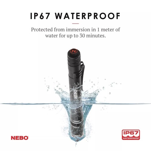 NEBO Inspector RC Rechargeable Pen Light 360 Lumens Waterproof IP67 Flex Power - Picture 3 of 6
