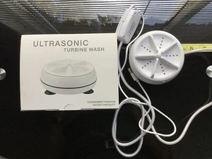 3 en 1 Mini Lave-linge Laveur à turbine à ultrasons rotatif portable USB NEW