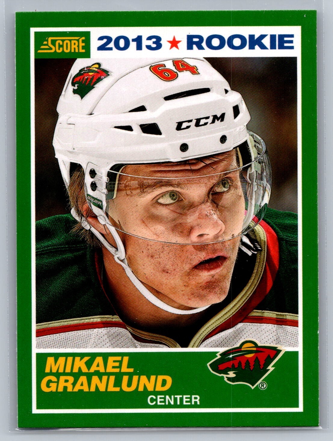 2013-14 Mikael Granlund Score Retail Rising Stars Rookies #5 Rookie RC