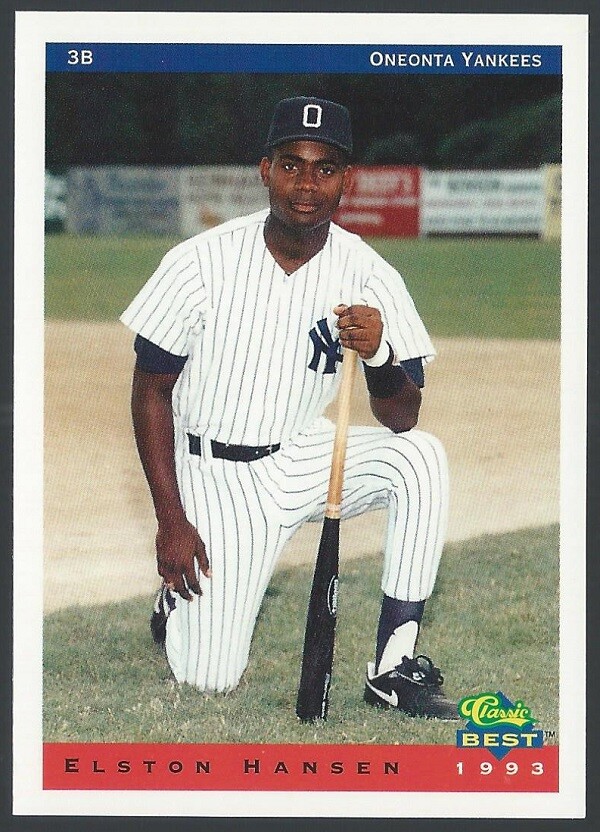1993 1994 1998 Oneonta Yankees Minor League baseball card