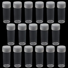100pcs 5ml Mini Small Plastic Sample Bottles Test Tube Vials Storage Container