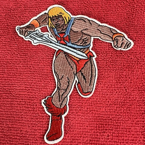 π₯ HeMan & Skeletor MOTU cartone animato vintage ricamato ferro su toppa SPEDIZIONE LO STESSO GIORNO - Foto 3 di 10