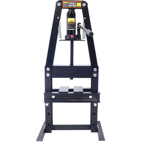 Hydraulic Press, 6 Ton Garage Floor Adjustable Shop Press with Plates - Picture 12 of 29