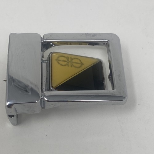 Vintage Metal Enamel Belt Buckle AB Logo - Picture 4 of 5