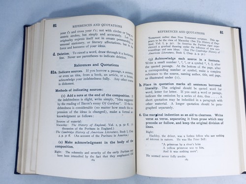 THE CENTURY COLLEGIATE HANDBOOK 1924 VINTAGE HARDCOVER 1st EDITION Greever Jones - Picture 5 of 6