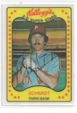 1981 KELLOGG'S #5 MIKE SCHMIDT PHILLIES MINT CENTERED  L@@K 