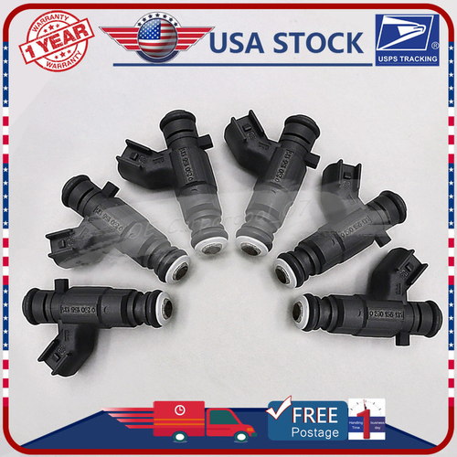 Set(6)Fuel Injectors For 2004-2008 Cadillac CTS SRX 3.6L V6 #12571159 0280156131 - Picture 2 of 6