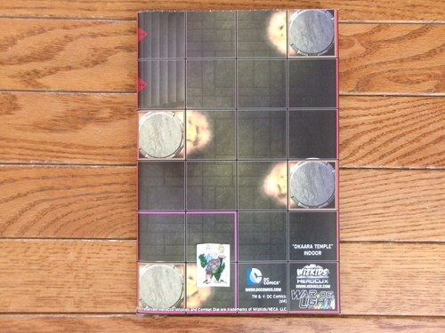 =Mapa HeroClix DC GUERRA DE LUZ "Temple Okaara" Interior 2014 = - Imagen 3 de 3