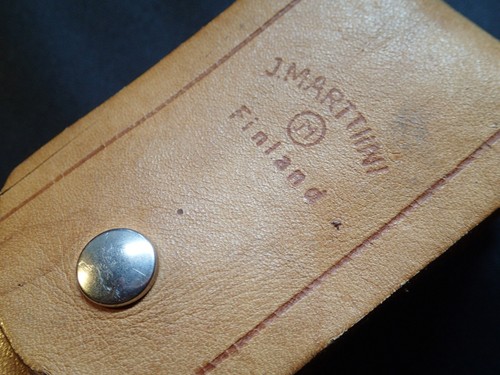 BEL COLTELLO VINTAGE AFFILATO ESPLORATORE PUUKKO MARTTIINI FINLANDIA FINLANDESE - Foto 4 di 7