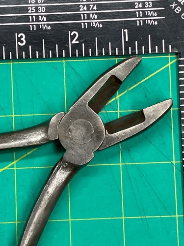 Vintage 7.25" Diamond Diamalloy SL57 Lineman Pliers W/Side Cutters, Made In USA - Picture 5 of 5