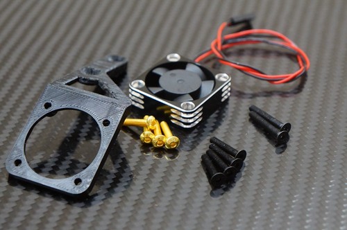 Montaje de ventilador de refrigeración del motor de actualización (30x30) para auto de arrastre de radiocontrol Losi 22s Ford F100 NPRC - Imagen 12 de 12