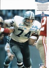BOB LILLY signed (DALLAS COWBOYS) Football 8X10 photo HOF 80 BECKETT BAS V76311 BOB LILLY signed (DALLAS COWBOYS) Football 8X10 photo HOF 80 BECKETT BAS V76311