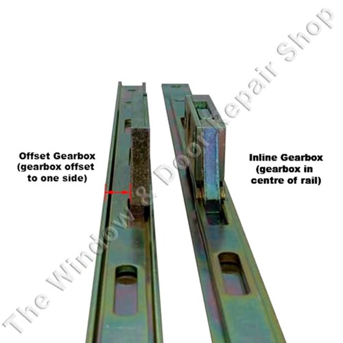 400mm Offset Espag UPVC PVC Window Lock Gearbox Mechanism U Rail Bar Rod - Picture 8 of 8