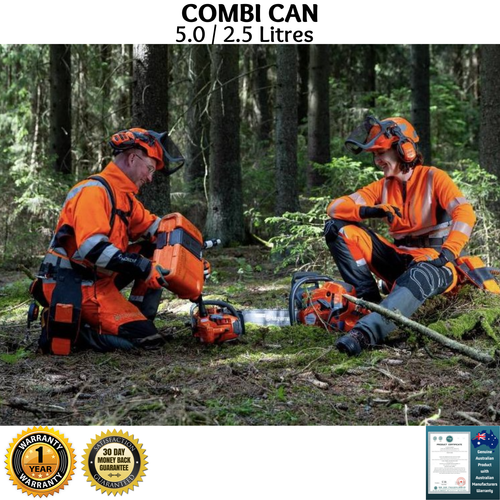 HUSQVARNA COMBI CAN FUEL CAN CHAINSAW REFUEL OVERFILL PROTECTION AND LEVELWINDOW - Picture 2 of 12