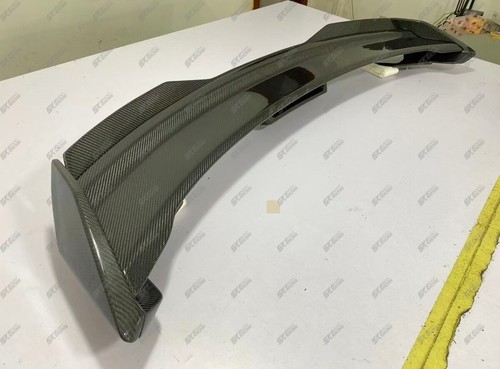 Alerón negro brillante/fibra de carbono con solapa de camilla para Ford Mustang 15-23 24+ - Imagen 24 de 27
