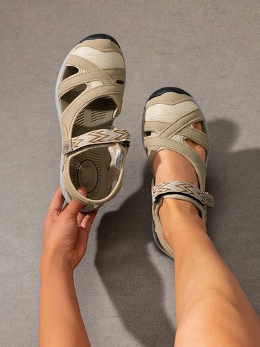 Women's Hiking Sandals Sport Athletic Sandals Beige - Picture 28 of 63