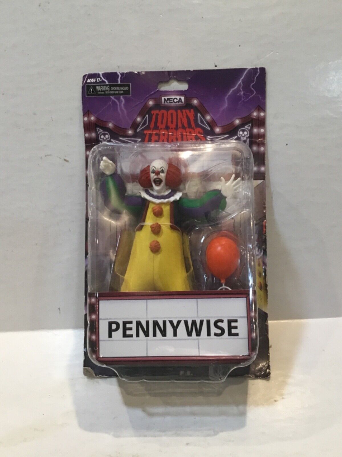 NECA Toony Terrors Pennywise IT 6" Action Figure New Sealed Reel Toys 2022