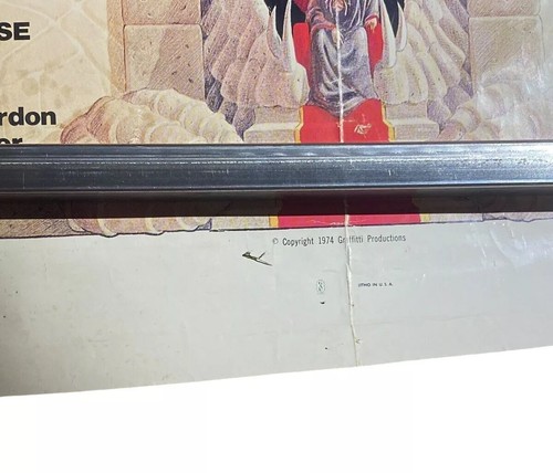 Vintage 1974 "Flesh Gordon" Movie Poster Outrageous Parody Flash Gordon READ - Picture 4 of 19