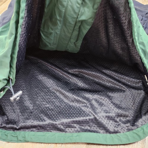 Vintage Chaps Ralph Lauren size L Large Green Nylon Jacket w Packable Hood - Picture 7 of 9