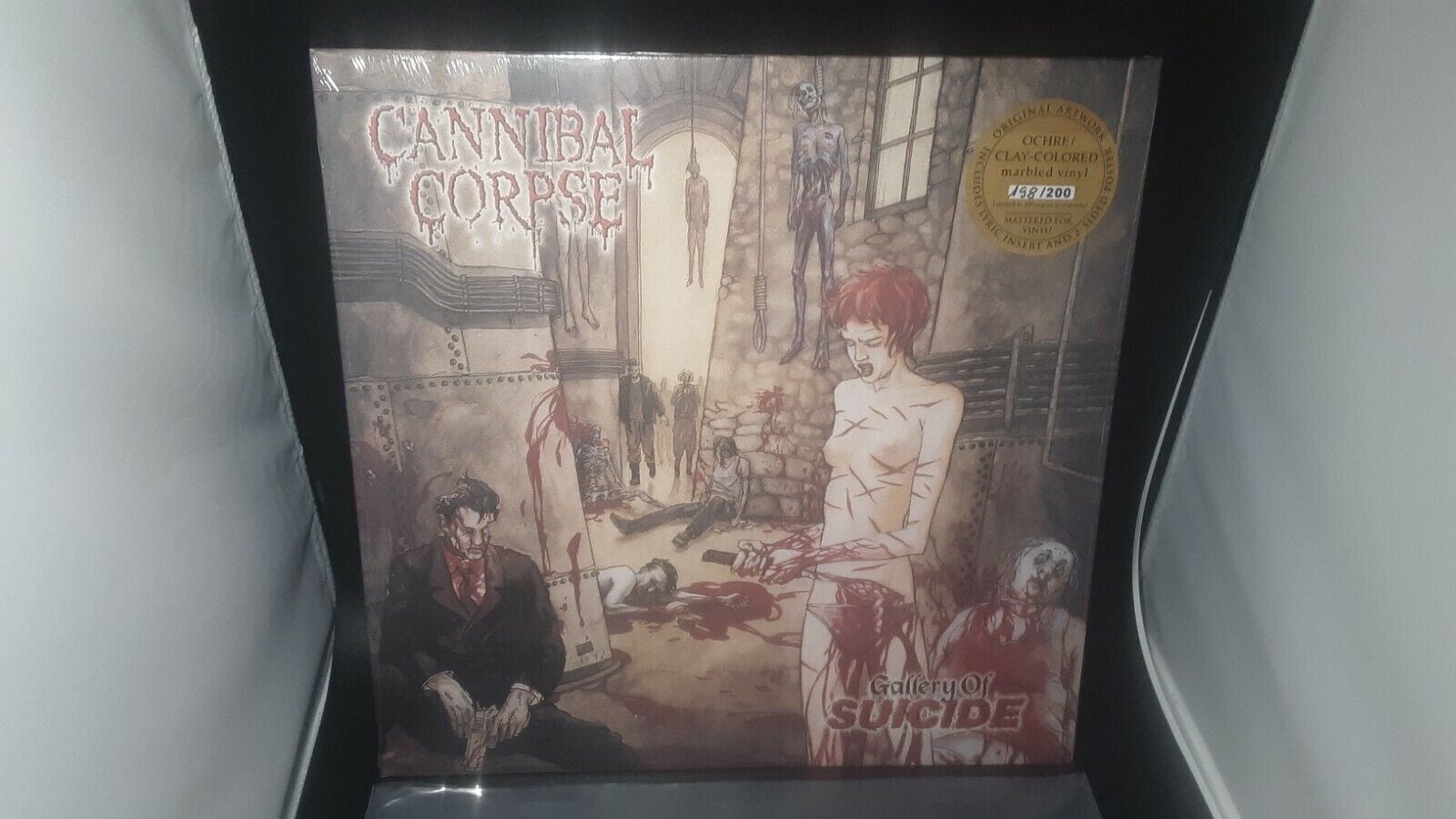 CANNIBAL CORPSE Gallery-Suicide clay-ochre Vinyl Ltd200 (Obituary Carcass Slayer