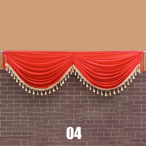 Event Party Valance Drape Panel Decoration Wedding Backdrop Curtain Swag Stage - Picture 16 of 18