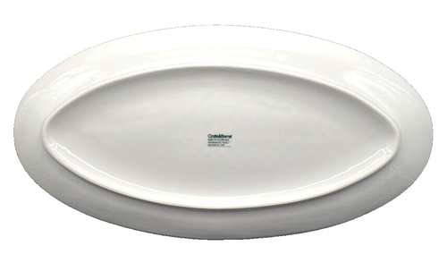 Crate&Barrel 18" Feast of the Seven Fishes White Ceramic Serving Platter - Picture 6 of 8