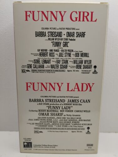 FUNNY GIRL FUNNY LADY 2-TAPE VHS COLLECTOR'S EDITION - Imagen 4 de 4