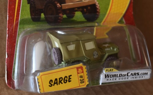Disney Pixar Cars SARGE Mira mis ojos cambio # 30 NUEVO - Imagen 2 de 7
