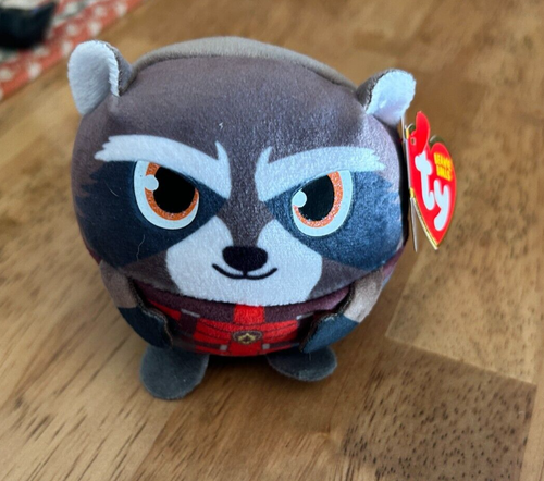 Ty Beanie Bälle - Disney Guardians of The Galaxy Rocket Raccoon *NEU* Marvel - Bild 3 von 3