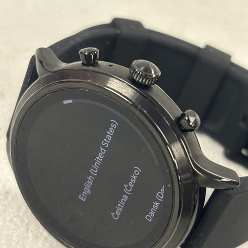 Fossil Gen 5 The Carlyle HR Black Silicone Smartwatch 44mm *A-GRADE *(FREE SHIP) - Picture 5 of 6