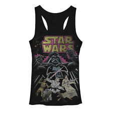Star Wars Photoreal Circle Womens Gray Tank Top