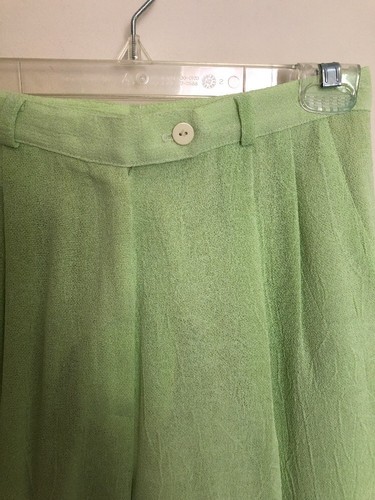 Alberto Makali Sport Cropped Blazer With Front Buttons Pants Suit Size 8 Green - Picture 7 of 10