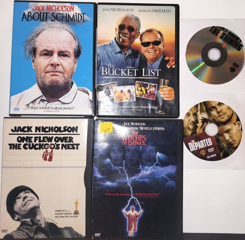 Jack Nicholson 7 DVD Lot About Schmidt Bucket List Departed The Shining Eastwick - Picture 3 of 10