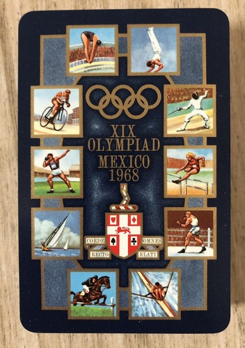 1968 XIX Olympiad Mexico Twin Pack of Worshipful Co Playing Cards Olympic Games - Picture 4 of 22