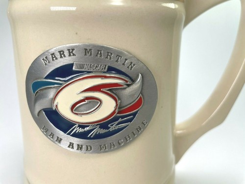 Vintage Nascar Mark Martin Beer Stein #6 Man and Machine Souvenir Cup C14 - Picture 5 of 12