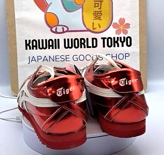 超激レア商品　RED SKINS ベンチコート 赤/黄 Onitsuka Tiger MEXICO 66 SD metallic GINGER PEACH/CREAM