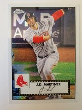2021 Topps Chrome Redux J.D. Martinez #TC52-12 Boston Red Sox