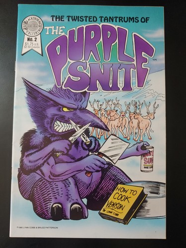 ⭐️ TWISTED TANTRUMS of the PURPLE SNIT #2 (1986 BLACKTHORNE Comics) VG/FN Book - Picture 1 of 4