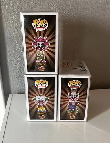 Menge 3 Funko POP Killer Klowns aus dem Weltraum Shorty Jumbo Spikey 931-933 - Bild 2 von 6