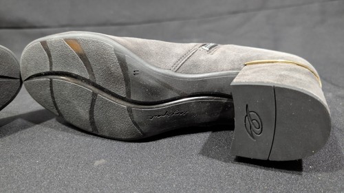 Easy Spirit Brock Dark Grey Suede Booties with Gold Trim US Size 11W - Picture 11 of 16