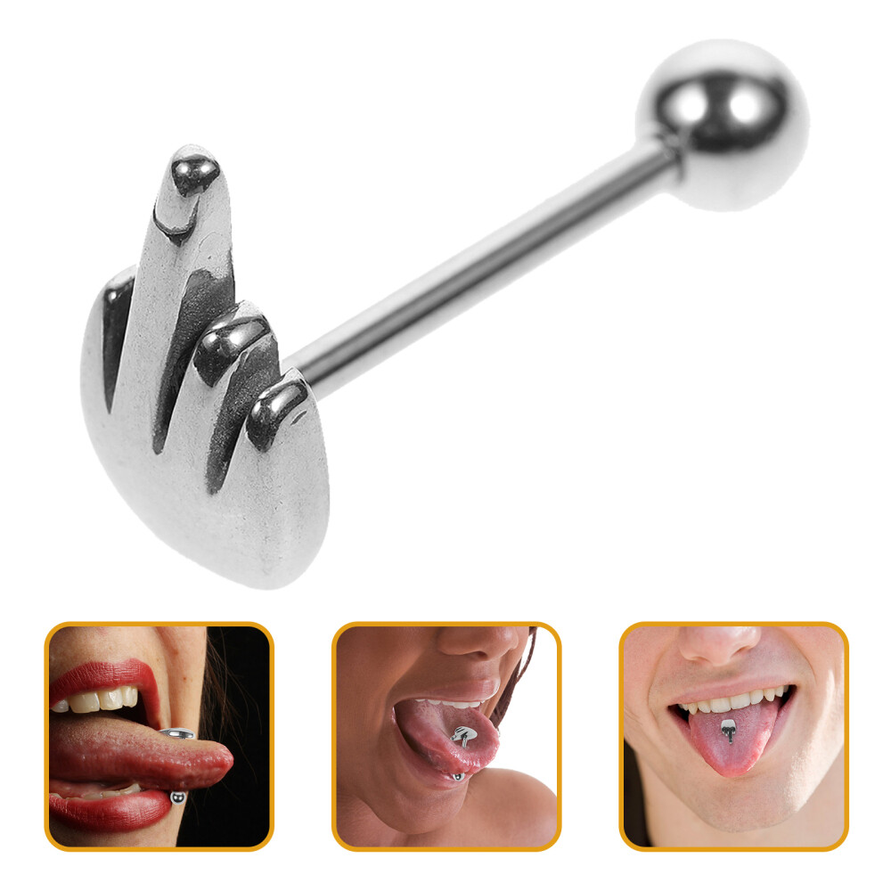 Middle finger tongue best sale bar