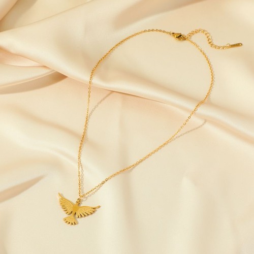 Phoenix Eagle Pendant Necklace - Picture 5 of 9