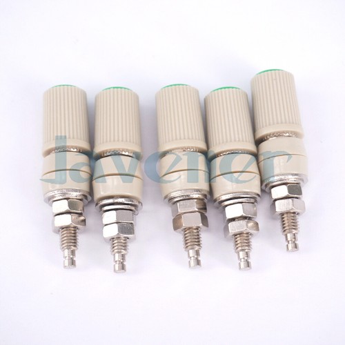 Lot 5 M5 Screw 4mm 24A Banana Panel Socket Binding Post Connector Banana Plug - Picture 21 of 24