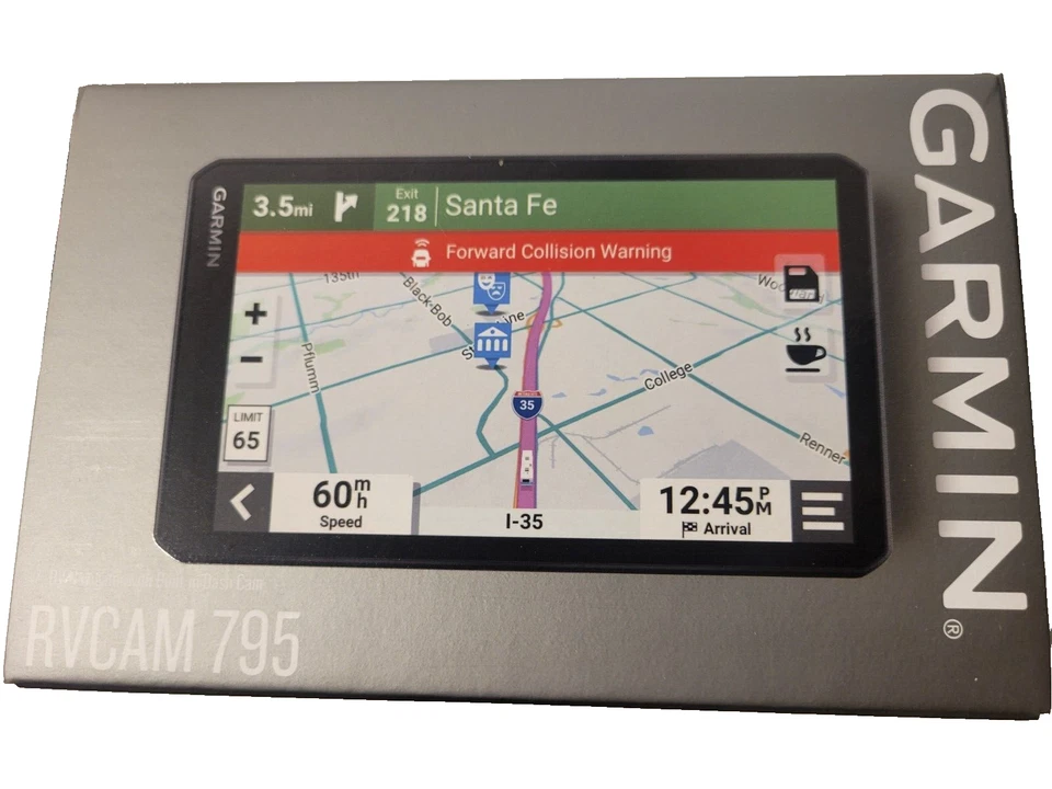 Garmin RVcam 795 7" GPS Navigator with Dash Cam for RV Use 010-02728-00 - Image 2 of 4