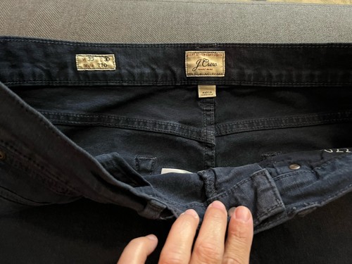 J. Crew 770 Medium Wash Blue 5 Packet Jeans Denim Men’s Size 33x30 Dark - Picture 2 of 6