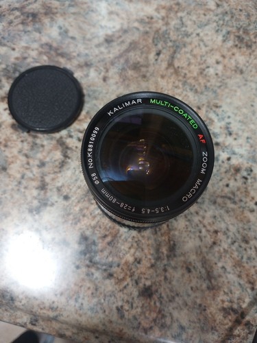 Kalimar 28-80mmf/3.5-4.5 Macro Zoom For Minolta AF & Sony Cameras - Picture 2 of 3